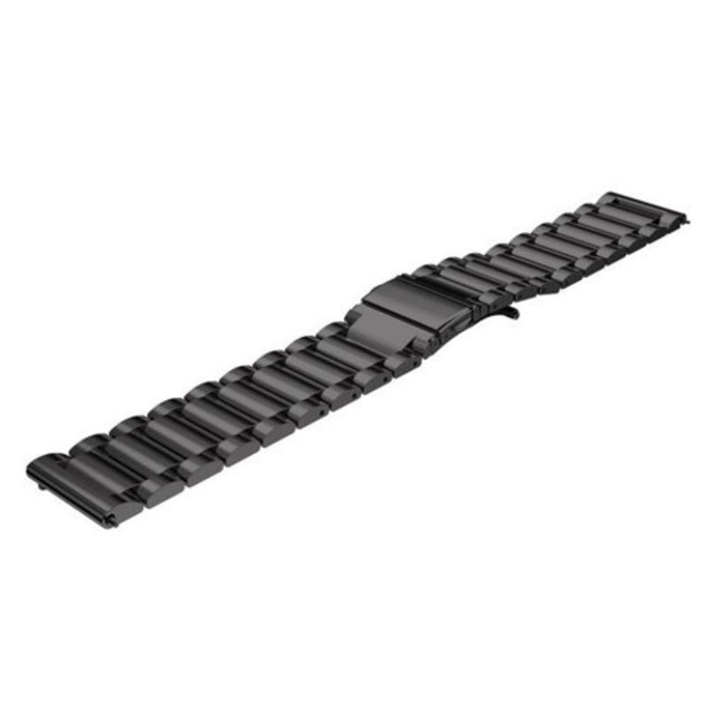 Stainless Steel Clasp Wrist Watch Band Strap For Amazfit Stratos 2 Black