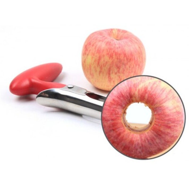 Stainless Steel Fruit Core Remover Red