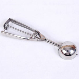 Stainless Steel Ice Cream Scoop Silver