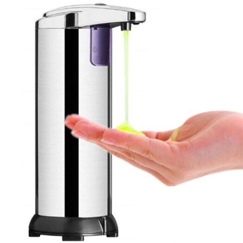 Stainless Steel Infrared Sensor Soap Dispenser Silver