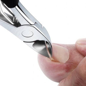 Stainless Steel Ingrown Toenails Nipper Clipper Black