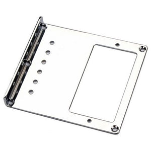 Steel 6 String Tl Bridge Plate Silver