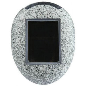 Stone Lamp Portable Solar Light Blue Gray