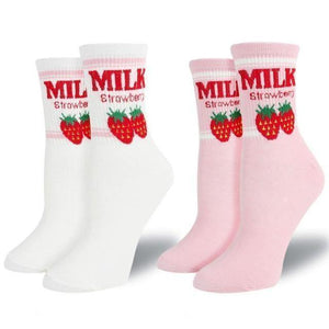 Strawberry Milk Socks