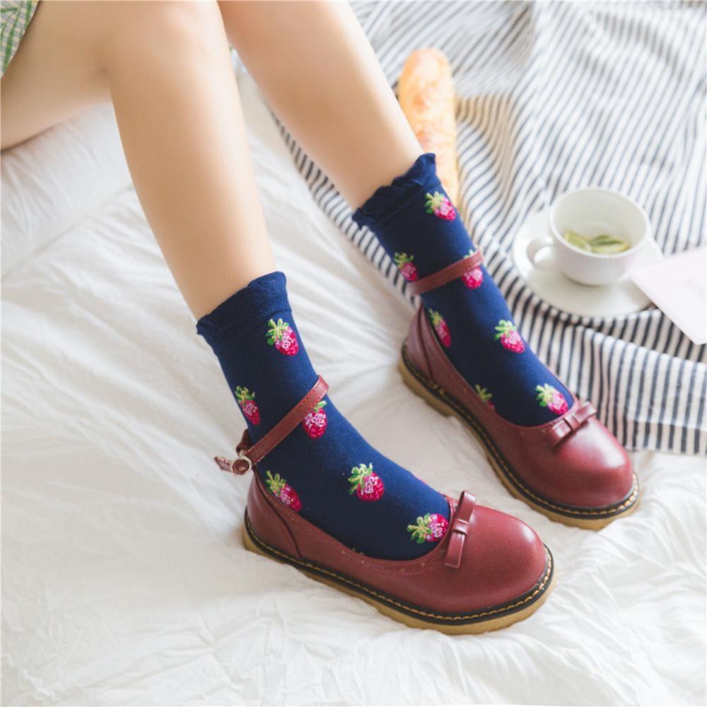 Strawberry Milk Socks