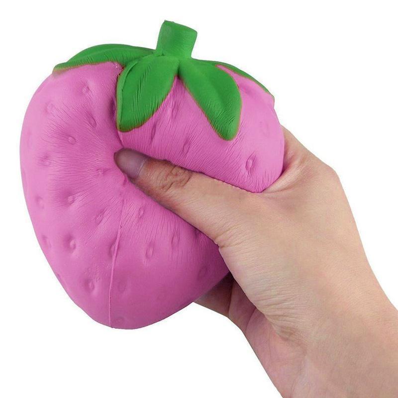 Strawberry Squishy Toy Stimming Relaxing Kawaii