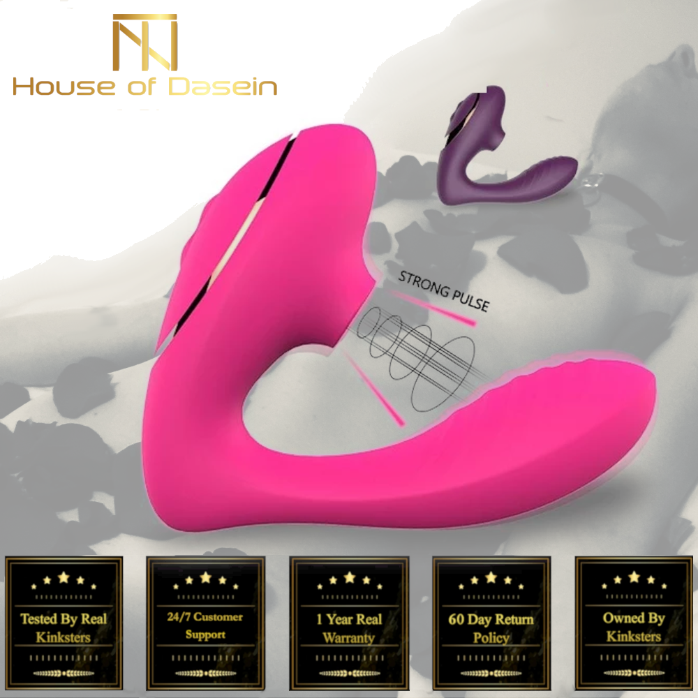 House Of Dasein Clitoral Sucking Vibrator Usb Rechargeable G-Spot Stimulation Bdsm