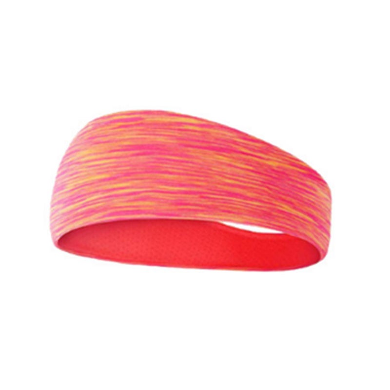 Sweat Absorbent Headband Men And Women Running Hair Band Yoga Fitness Riding Dance Sports