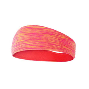 Sweat Absorbent Headband Men And Women Running Hair Band Yoga Fitness Riding Dance Sports