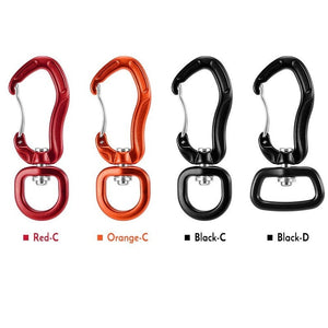 Swivel Carabiner Clip 360U00b0 Spinner Black