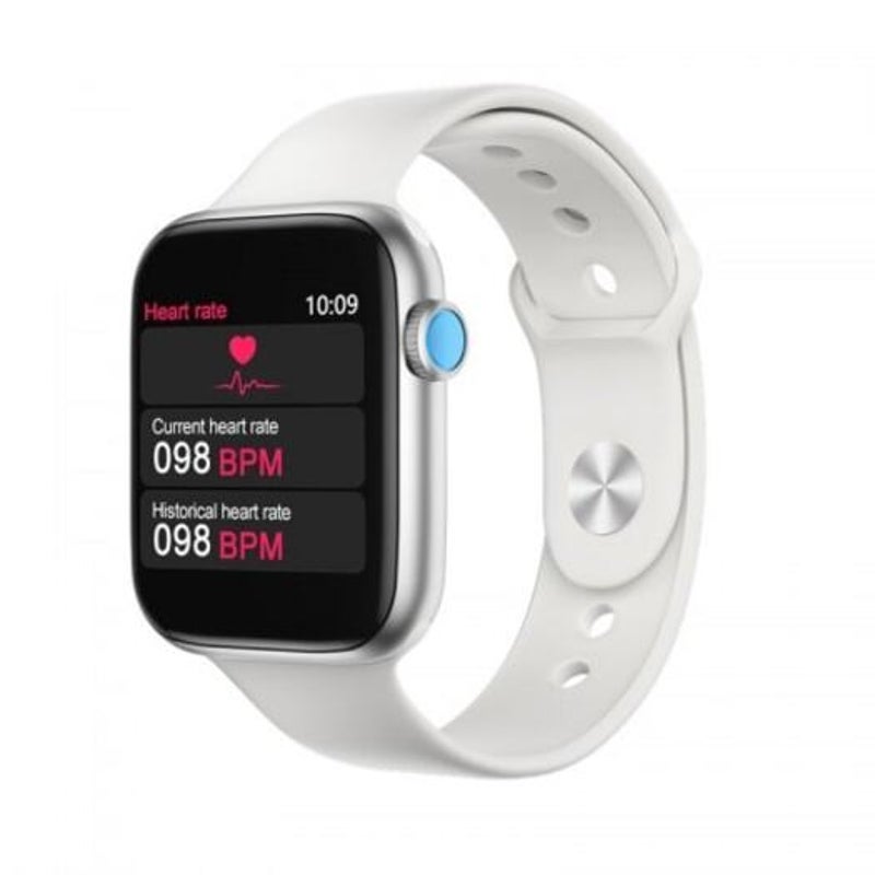 T5 Smartwatch Supports Bluetooth Call Heart Rate Meter With Free Replacement Silver