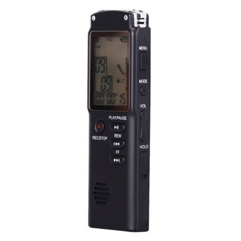 T60 Large Screen Audio Voice Recorder Dictaphone Mp3 Player Black 32Gb