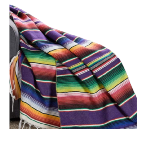 Tablecloths Vibrant Mexican Style Tassel Runner Towel