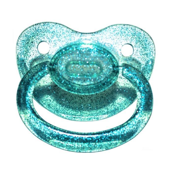 House Of Dasein Teal Glitter Adult Pacifier Ddlg Abdl Littles Play