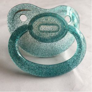 House Of Dasein Teal Glitter Adult Pacifier Ddlg Abdl Littles Play