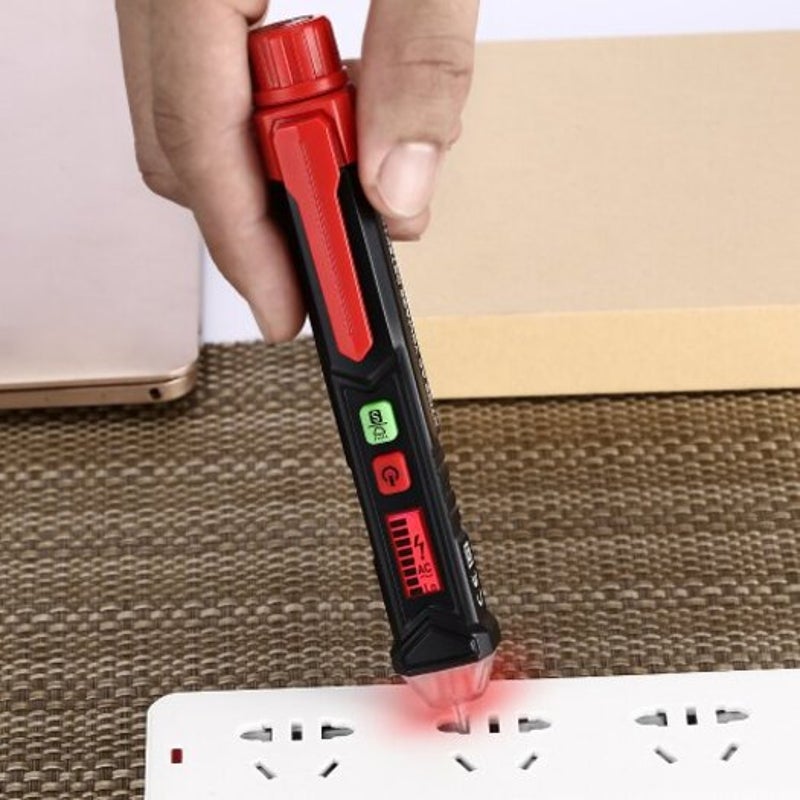 Ht100 Induction Test Pen Ac Voltage Detector Red