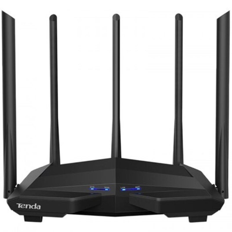 Ac11 1200Mbps Wireless Wifi Router Dual Band 2.4G/ 5G Wan 3 Lan Gigabit Ports Dbi Antenna