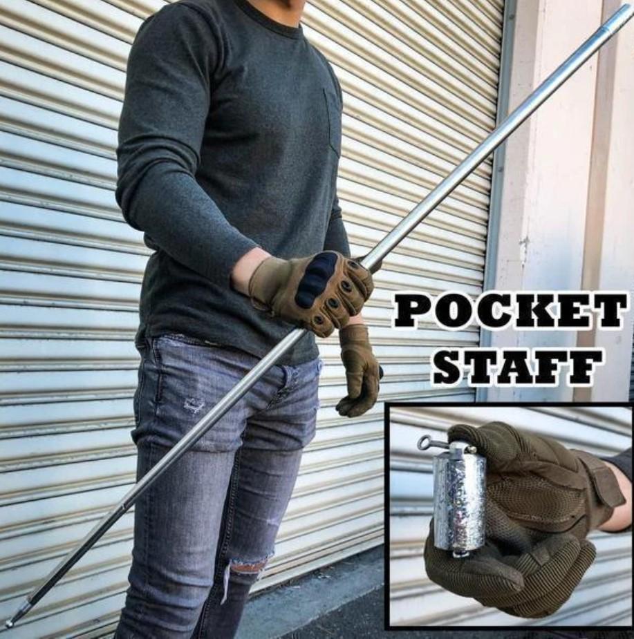 The Pocket Staff Silver Expanding Rod