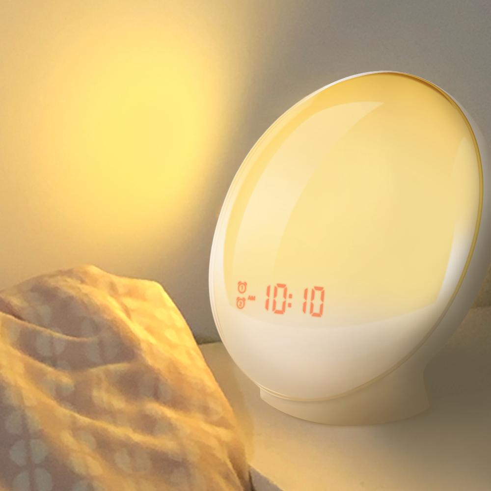 Elliptical Sunrise Alarm Clock Night Light