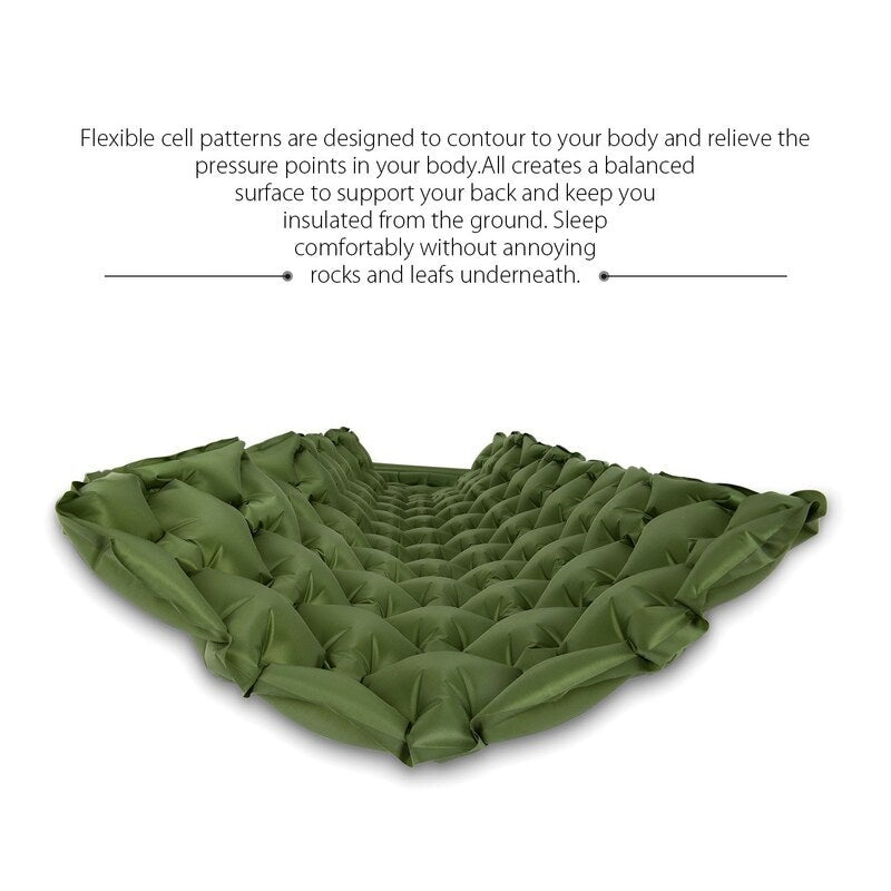 Ultralight Inflatable Sleeping Pad Deep Green