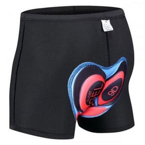 Toptetn 3D Quick Dry Breathable Cycling Underpants Black Xl