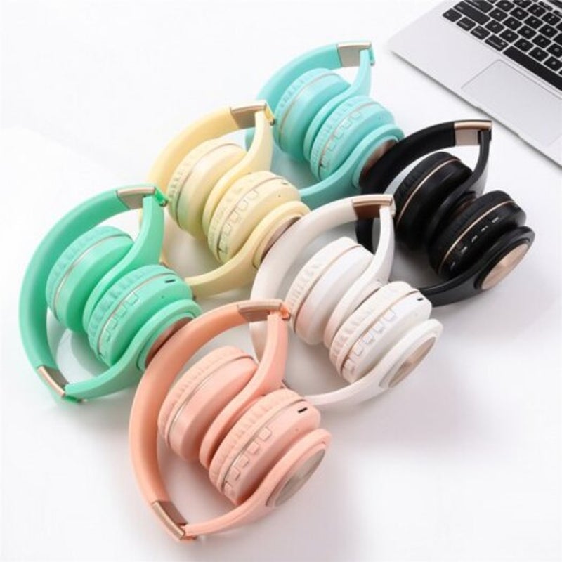 A1 Bluetooth 5.0 Wireless Headphone With Hd Mic Headset Support Tf Card Earphone For Phone Black