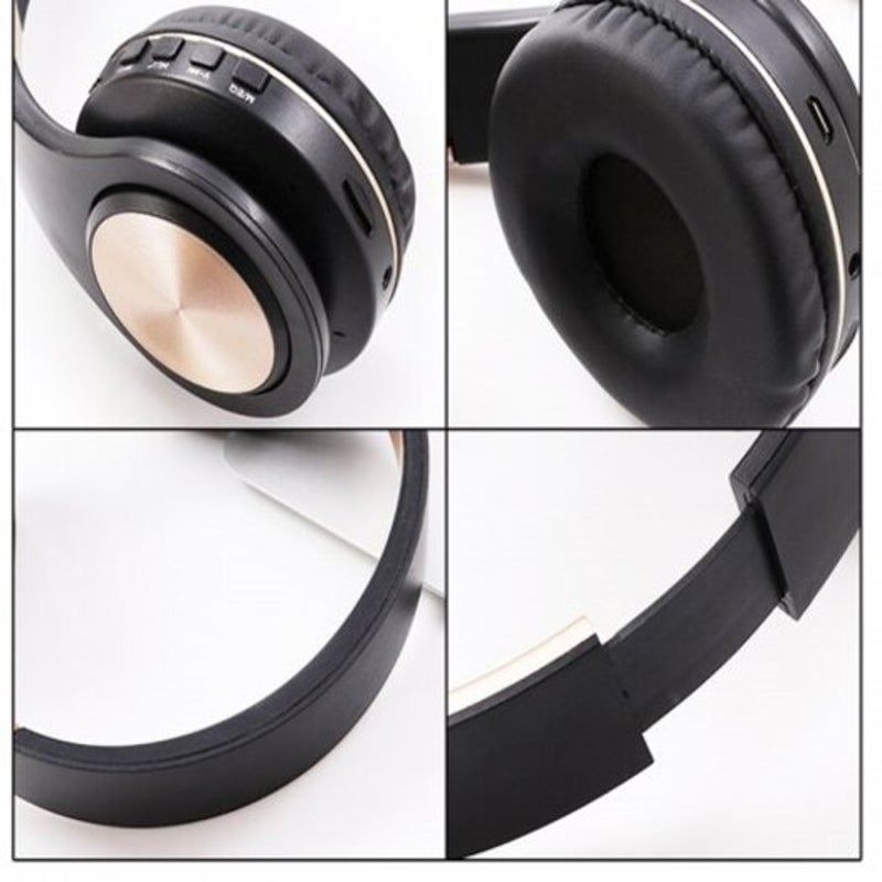 A1 Bluetooth 5.0 Wireless Headphone With Hd Mic Headset Support Tf Card Earphone For Phone Black