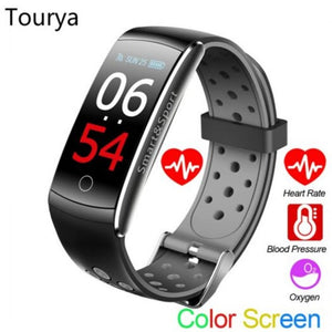 Q8s Smart Bracelet Heart Rate Men Women Watch Waterproof Color Screen Sports Band Green