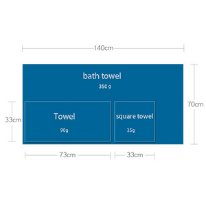 6 Piece Towel Sets Bath Face Hand Ver 12