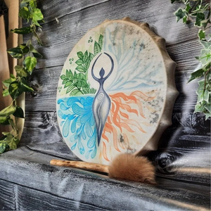 Tree Of Life Spiritual Shaman Drum Hand Percussion