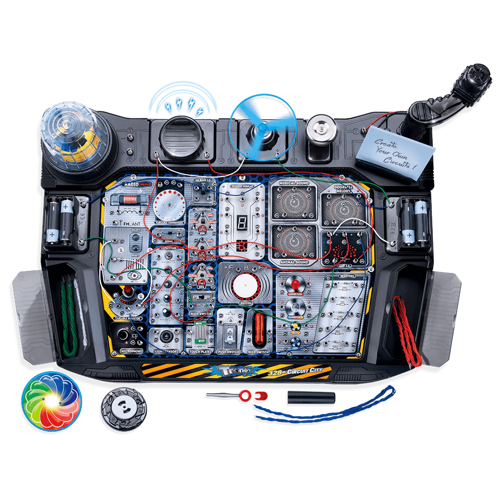 Kenisy Tronex 328+ Circuit City Stem Kit Toy For Kids Educational Learning Board