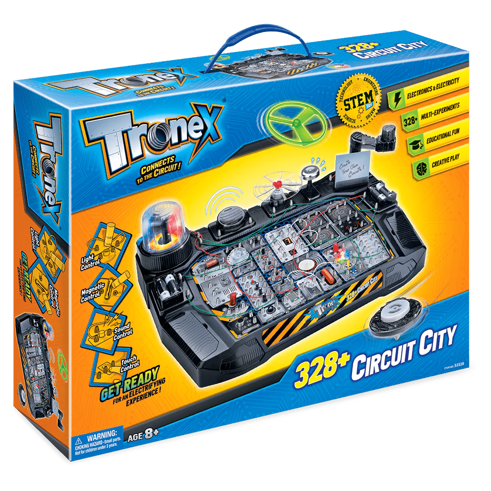 Kenisy Tronex 328+ Circuit City Stem Kit Toy For Kids Educational Learning Board