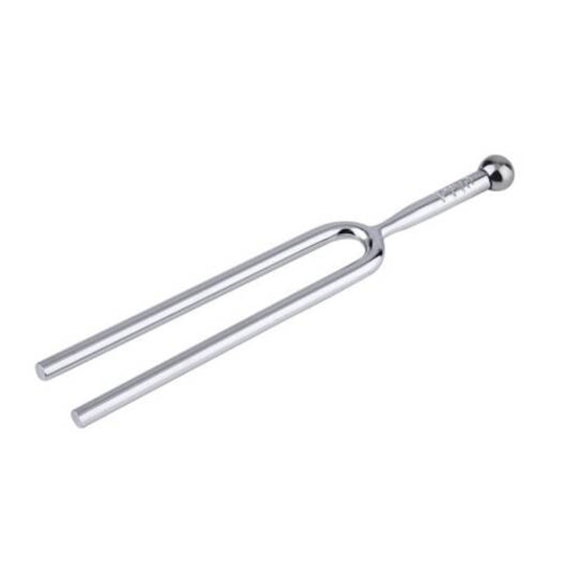 Tuning Fork With Soft Shell Case Standard A 440Hz Silver