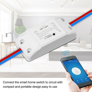 Wifi Smart Switch 10A / 2200W Wireless Remote Timer White