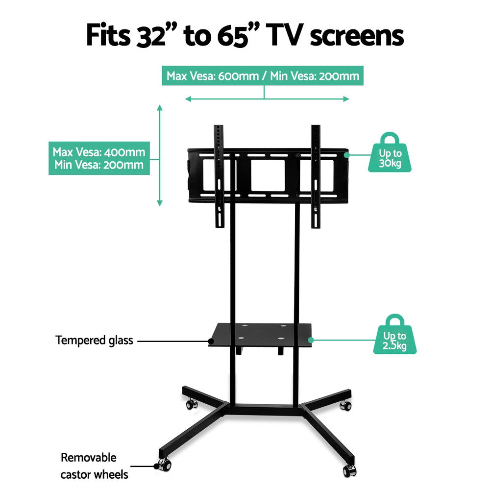 Artiss Tv Mount On Stand - Black