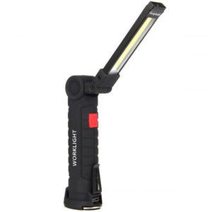 W51 Modes Cob 180 Rotating Position Usb Magnetic Led Work Light Flashlight Torch