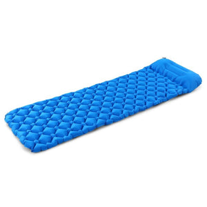 Ultralight Air Sleeping Pad Inflatable Camping Mat With Pillow