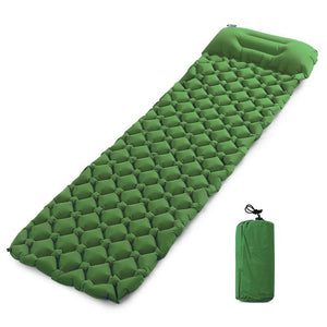 Ultralight Air Sleeping Pad Inflatable Camping Mat With Pillow