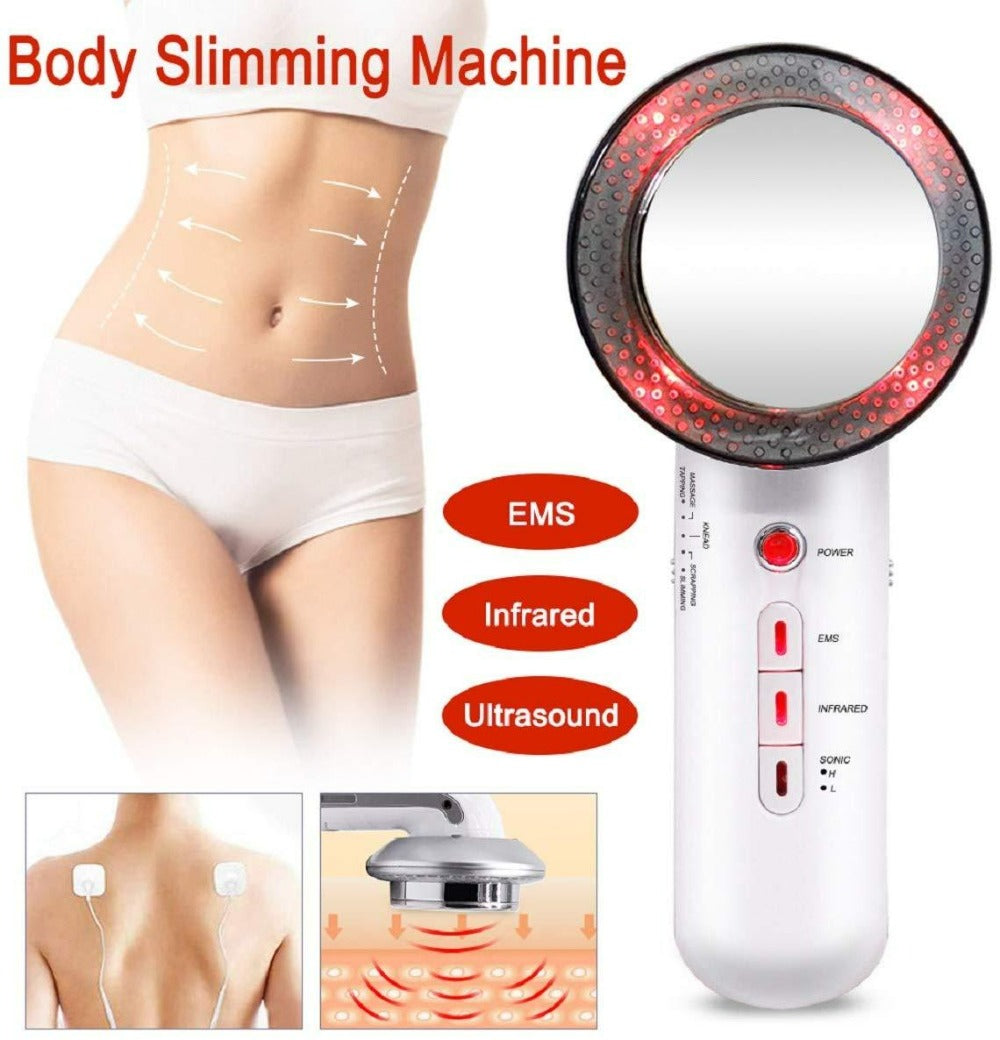 Ultrasonic Ems Infrared Handheld Body Massager Slimming Anti Cellulite Machine