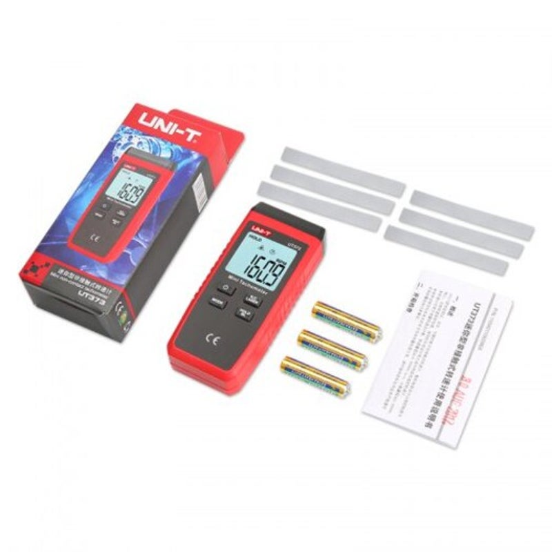 Ut373 Non Contact Tachometer Mini Digital Laser Rpm Range Odometer