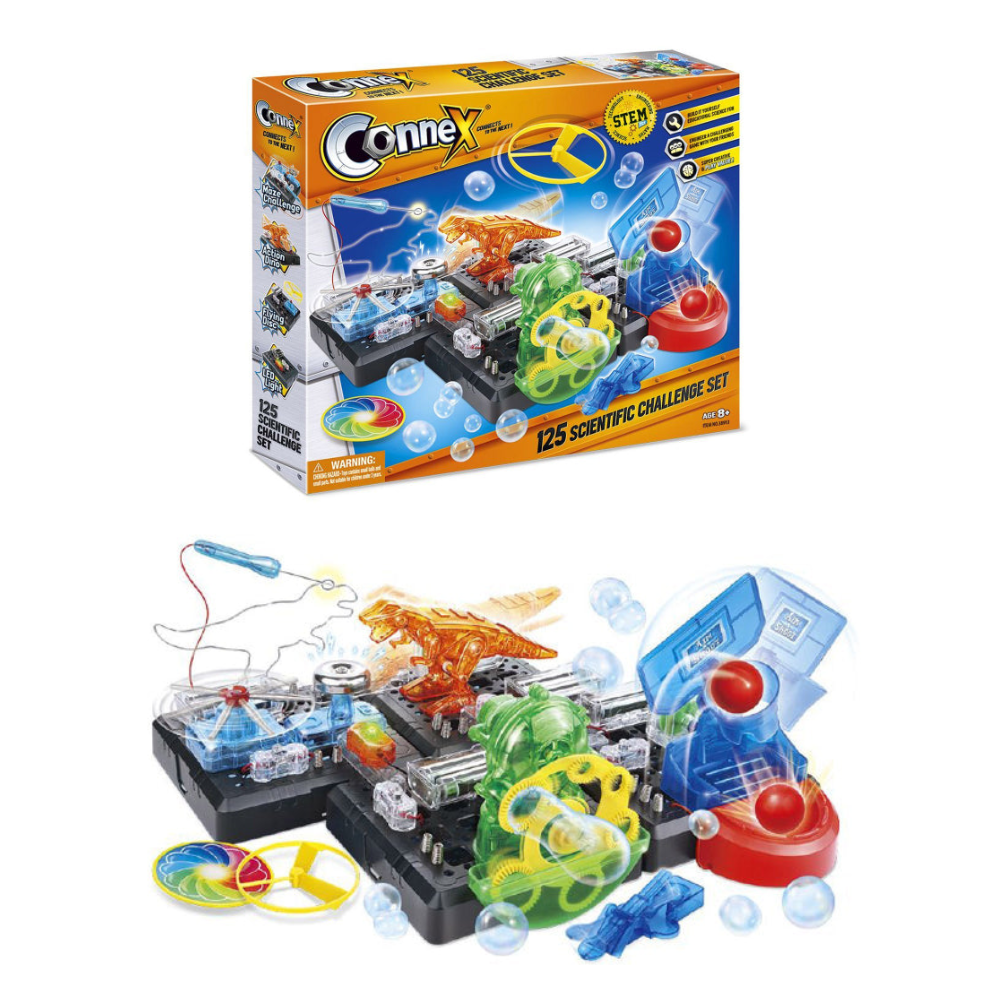 Connex 125 Scientific Challenge Set Stem Toy Build Your Own Learning Kit