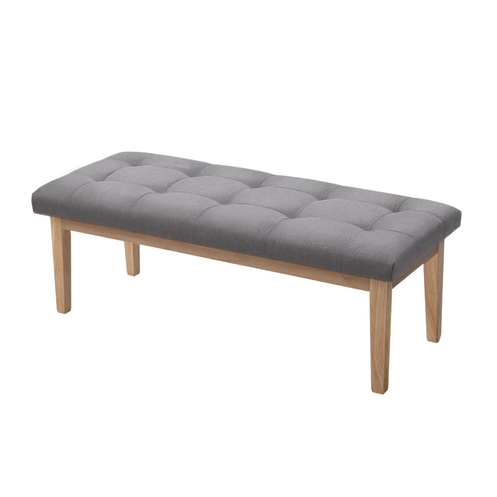 Artiss Bench Bedroom Benches Ottoman Upholstered Fabric Chair Foot Stool 120Cm