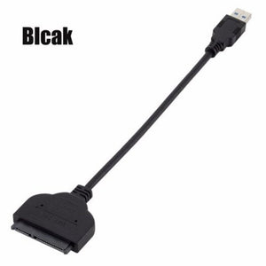 Usb 3.0 To Sata Cable Converter Adapter For 2.5 Hdd Ssd Hard Drive Black