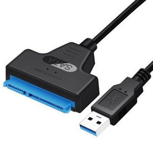 Usb 3.0 To Sata Iii Adapter Converter Cable For 2.5 Inch Ssd Hdd Black