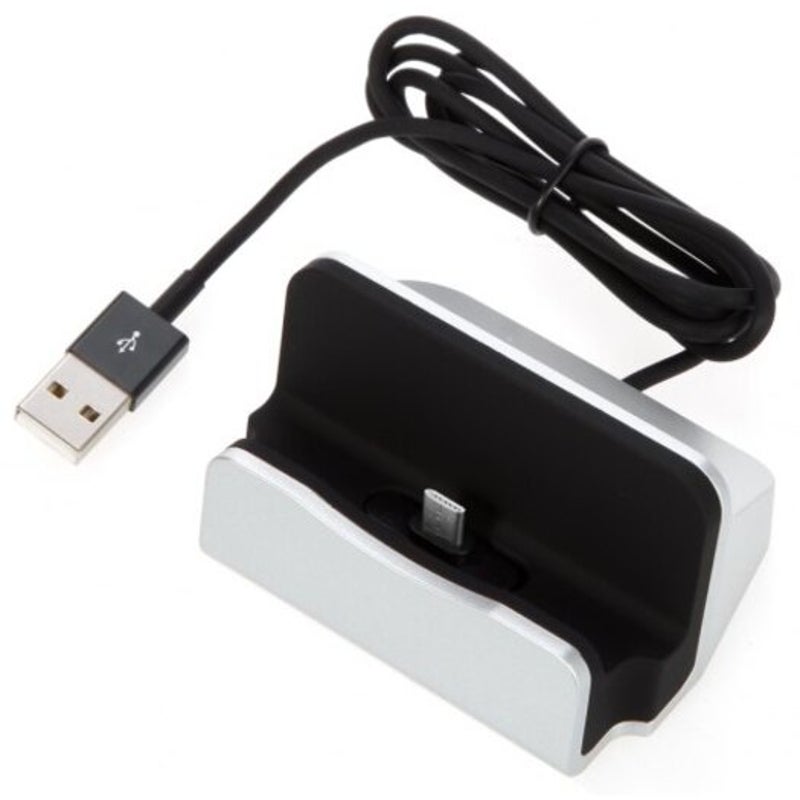 Usb 3.1 Type C Docking Station Stand Charger Charging Cradle Silver