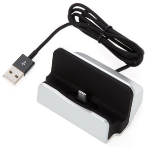 Usb 3.1 Type C Docking Station Stand Charger Charging Cradle Silver