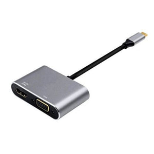 Usb 3.1 Type C To Vga Hdmi 4K Video Converters Adapter Platinum