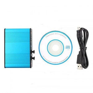 Usb 6 Channel 5.1 External Optical Audio Sound Card Butterfly Blue