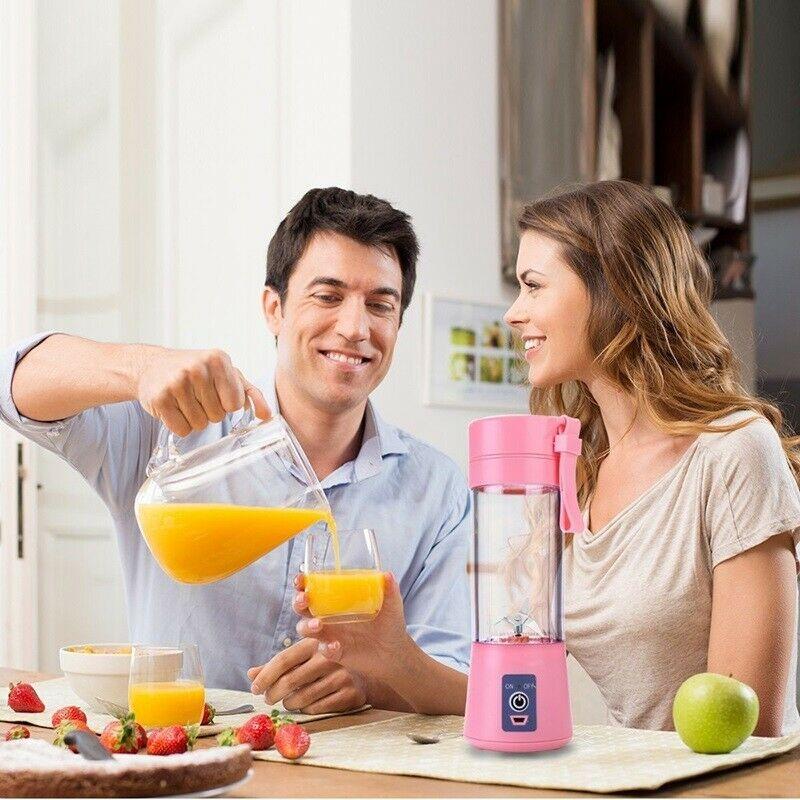 Portable Usb Blender Juicer Travel Bottle