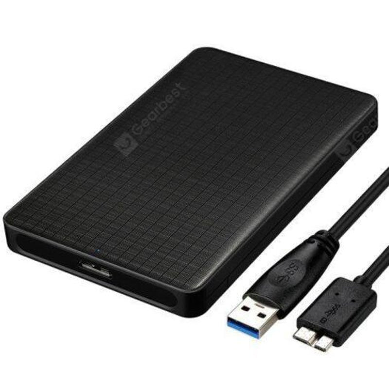 Usb Mobile Hard Disk Ssd Solid State Notebook Box Black